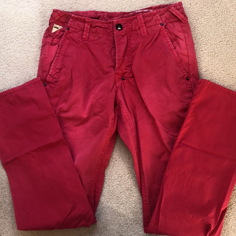 J.C. Rags Men’s Remmy Dart Regular Straight Leg Pants